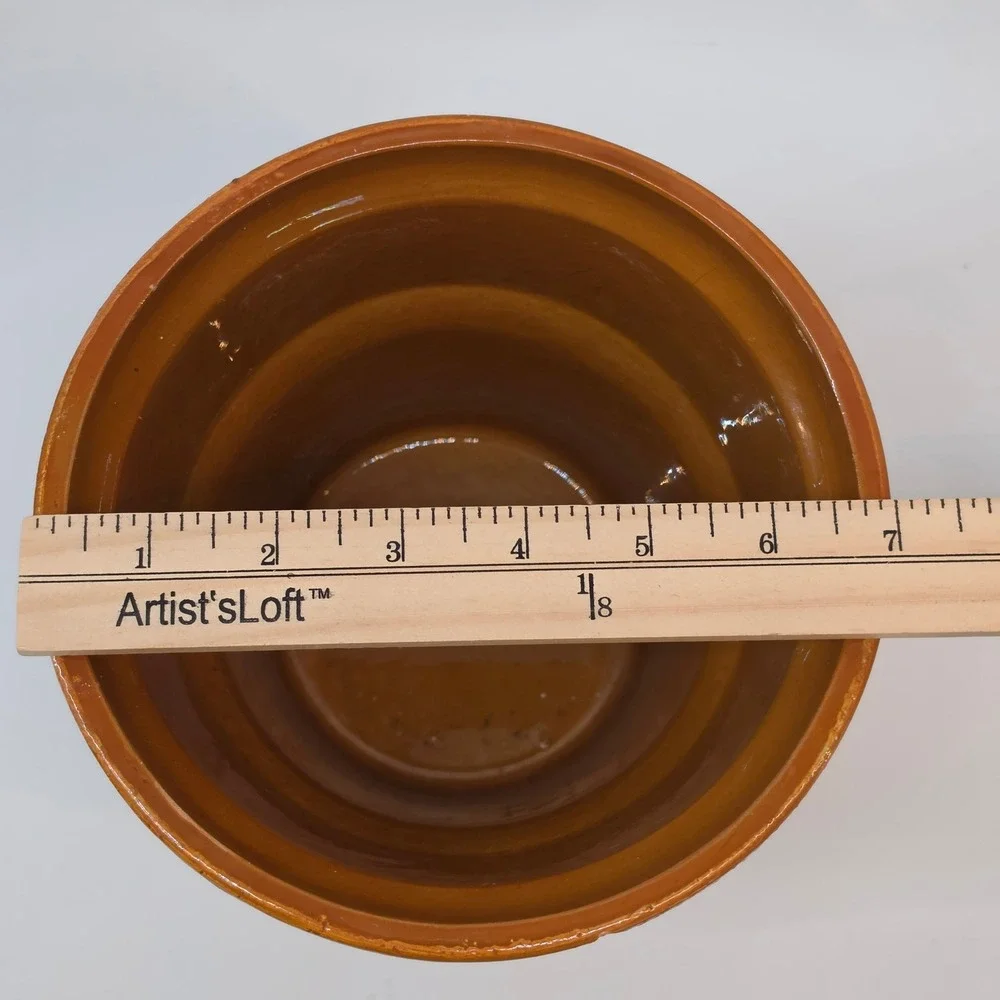 Bitossi Liberty‎ Planter Italian Art Pottery Cachepot Floral Aldo Londi Mustard